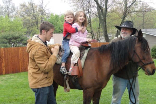 Pony rides with "Lacy"
