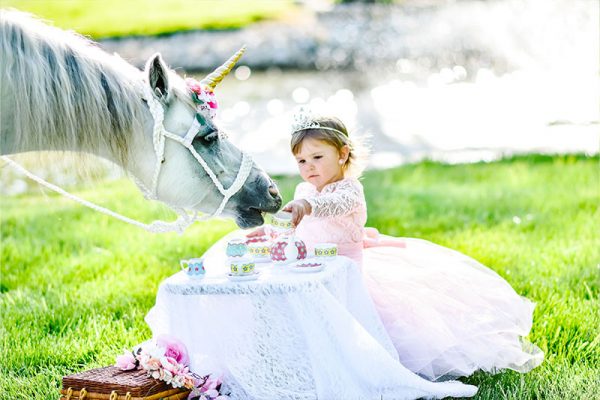 Prince loves tea parties just as much as his little princess does!